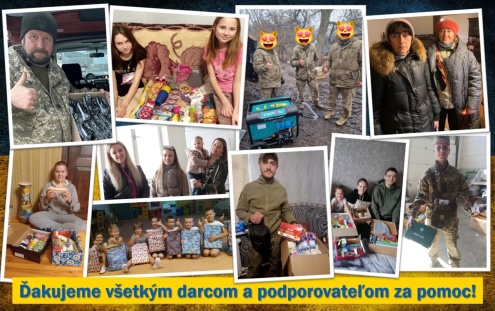 Ďakujeme za spoločnú pomoc ľuďom Ukrajiny